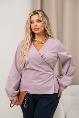 Блузка ТБ-124 серо-лиловый - Angelika фото 3