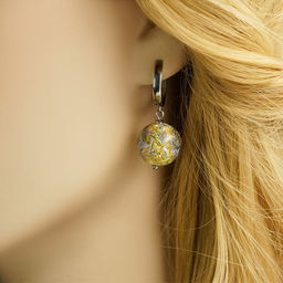 Серьги из муранского стекла