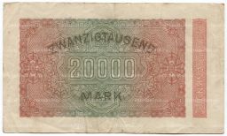 Банкнота 20000 марок 1923 года Германия