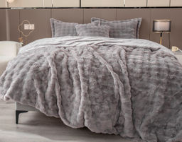 Покрывало декоративное Shinshilla buffy (бежевый платина) - Kazanov.a. фото 2