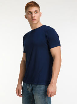 Футболка мужская короткий рукав GREG G145-V-52203 (т-синий)