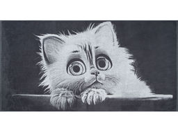 Полотенце махровое 6с102.413ж1 Каспер (графит) 81х160см