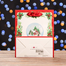 Пакет подарочный Волшебный шар , 18 х 22,3 х 10 см