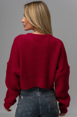 Женский укороченный джемпер оверсайз Happyfox - Happy fox фото 3