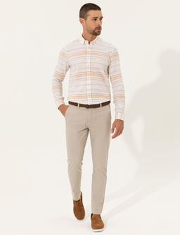 Safran Slim Fit Uzun Kollu G_mlek - Pierre cardin фото 4