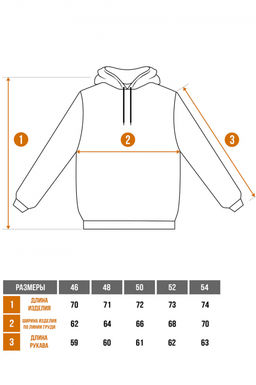 Арт. 6576 Толстовка мужская 46-54 (5 шт) Цвет:серый меланж - Идеал фото 4