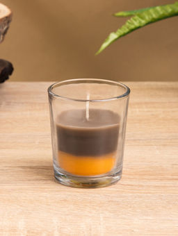 Свеча в стеклянном стаканчике «Двойной аромат», 6.5×6.5×7.5 см, МИКС аромата