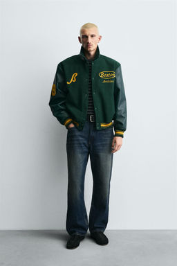 CONTRAST BOMBER JACKET
