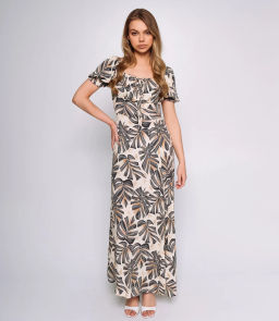 Платье #ОКТ035003, серый