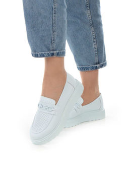 03-PDXL160-5 LT. BLUE Полуботинки женские (натуральная кожа) - Фабричный китай фото 2