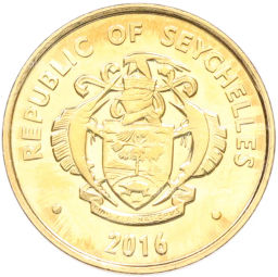 Монета 5 центов 2016 года Сейшелы