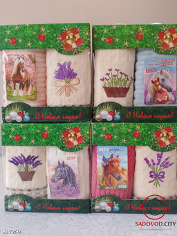Вафельные полотенца с вышивкой