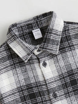 Uzun Kollu Ekose Erkek ?ocuk G?mlek