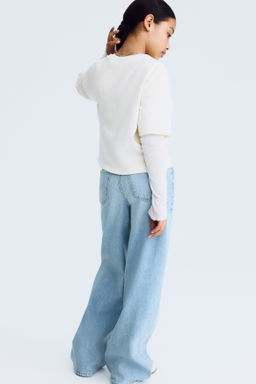Wide Leg Jeans - H&m фото 11