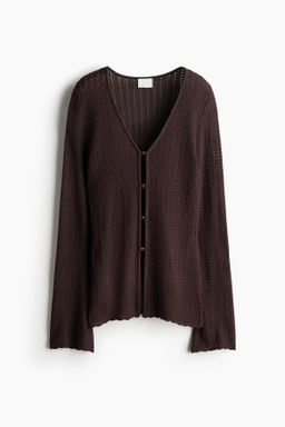 Top efecto crochet con cuentas