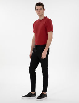 Siyah Klasik Jogger Pantolon