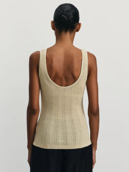 Майка из вискозы с люрексом / Zarina  фото 5