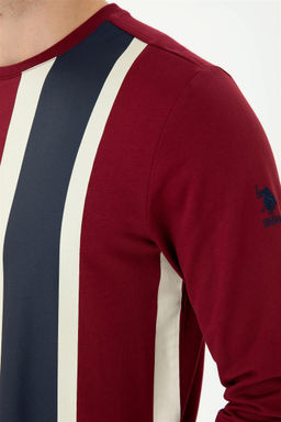 Мужской бордово-красный свитшот - U.s. polo assn фото 14