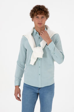 Erkek Mint Uzun Kollu Basic G_mlek Sepette S_rpriz _ndirim - U.s. polo assn фото 3