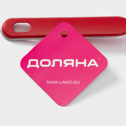 Сито для просеивания Доляна «Хозяюшка», d=14 см, красное