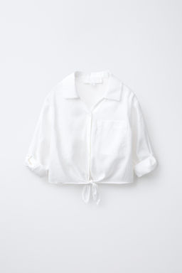 KNOTTED FLOWING SHIRT