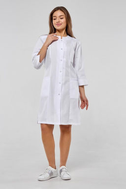 Халат женский 129 TC. Цвет: белый - Стильб фото 3