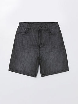Rahat Kal?p Beli Lastikli Erkek ?ocuk Jean ?ort