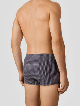 Цена за 2 штуки! Трусы боксеры мужские серые с узором - Mark formelle фото 5