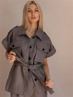 жилет лен - Волтри фото 5