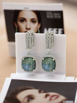 Серьги "Флюорит"