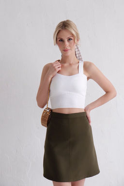 Короткая юбка-трапеция - Martichelli фото 13