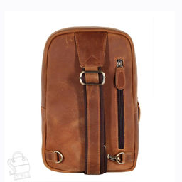 Рюкзак мужской кожаный 35801Z v.brown Zinimsk  в Новосибирске