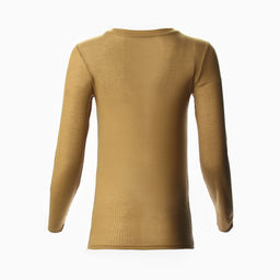 Лонгслив женский KAFTAN: Basic line, тёмно-оливковый, размер 44-46