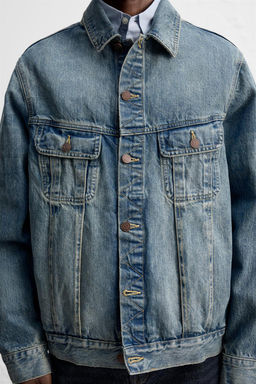 SELVEDGE DENIM JACKET - Zara фото 6