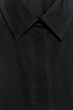 WIDE-SLEEVE POPLIN SHIRT - Zara фото 9