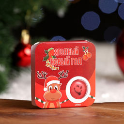 Цена за 7 шт. Жевательная резинка Ягодный новый год, клубника, 14 г