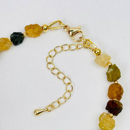 Браслет из Турмалина микс 17 см + - Радуга самоцветов фото 4