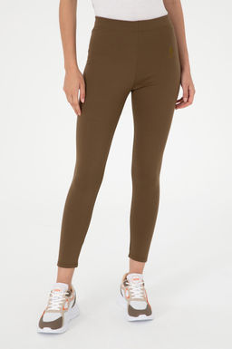 Женские спортивные штаны цвета хаки - U.s. polo assn фото 2