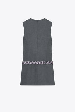 SHORT DRESS WITH TIE BELT - Zara фото 6