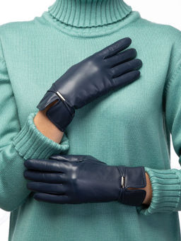 Перчатки женские 100% ш IS851 blue - Eleganzza фото 5