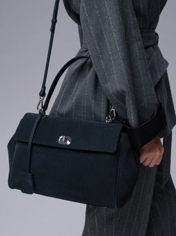 Замшевая сумка Nadi DBR 31356 синий  фото 4