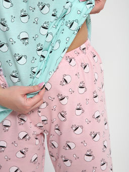 М43 Пижама Мальвина (ментол)