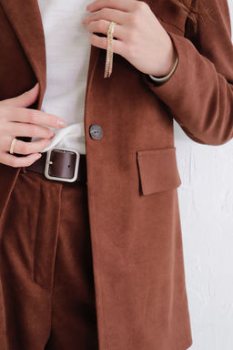 10931 Костюм брючный шоколадный - Martichelli фото 6