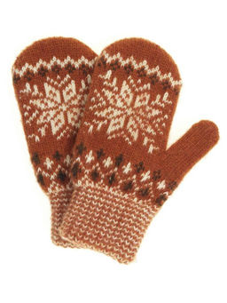 Варежки детские "Снежинка" 3 цвета 0804-31