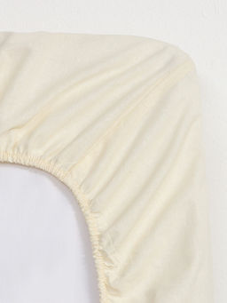 Простыня на резинке Этель 140*200*25, цв.молочный, 100% хлопок, поплин 125г/м2  фото 9