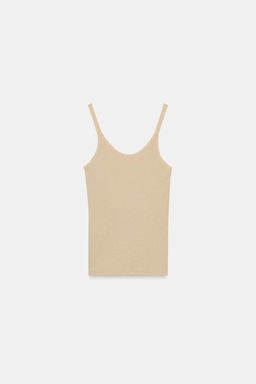 SOFT INTERLOCK TOP WITH DRAPED SIDE DETAIL - Zara фото 31