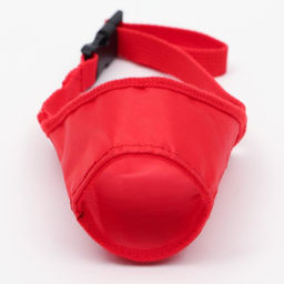 Намордник текстильный, размер 1 (длина по носу 4 см, обхват морды 17 см), микс цветов - Пижон фото 6