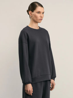 Базовая толстовка из плотного джерси / Zarina фото 4