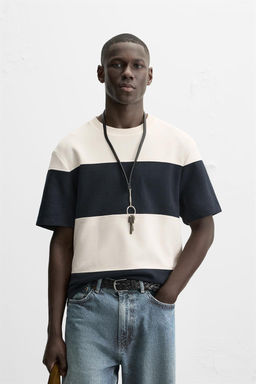 COMPACT PIQUE T-SHIRT - Zara фото 2