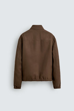 CAZADORA REGULAR FIT 100% LANA / Marr?n - Zara фото 8